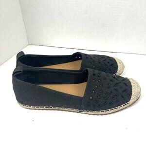 TOMMY BAHAMA Ladies Slip On Shoes Sz 8 Espadrille Embroidered Boho Chic Resort‎